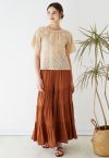 Sunny Days Wide-Leg Pants in Caramel