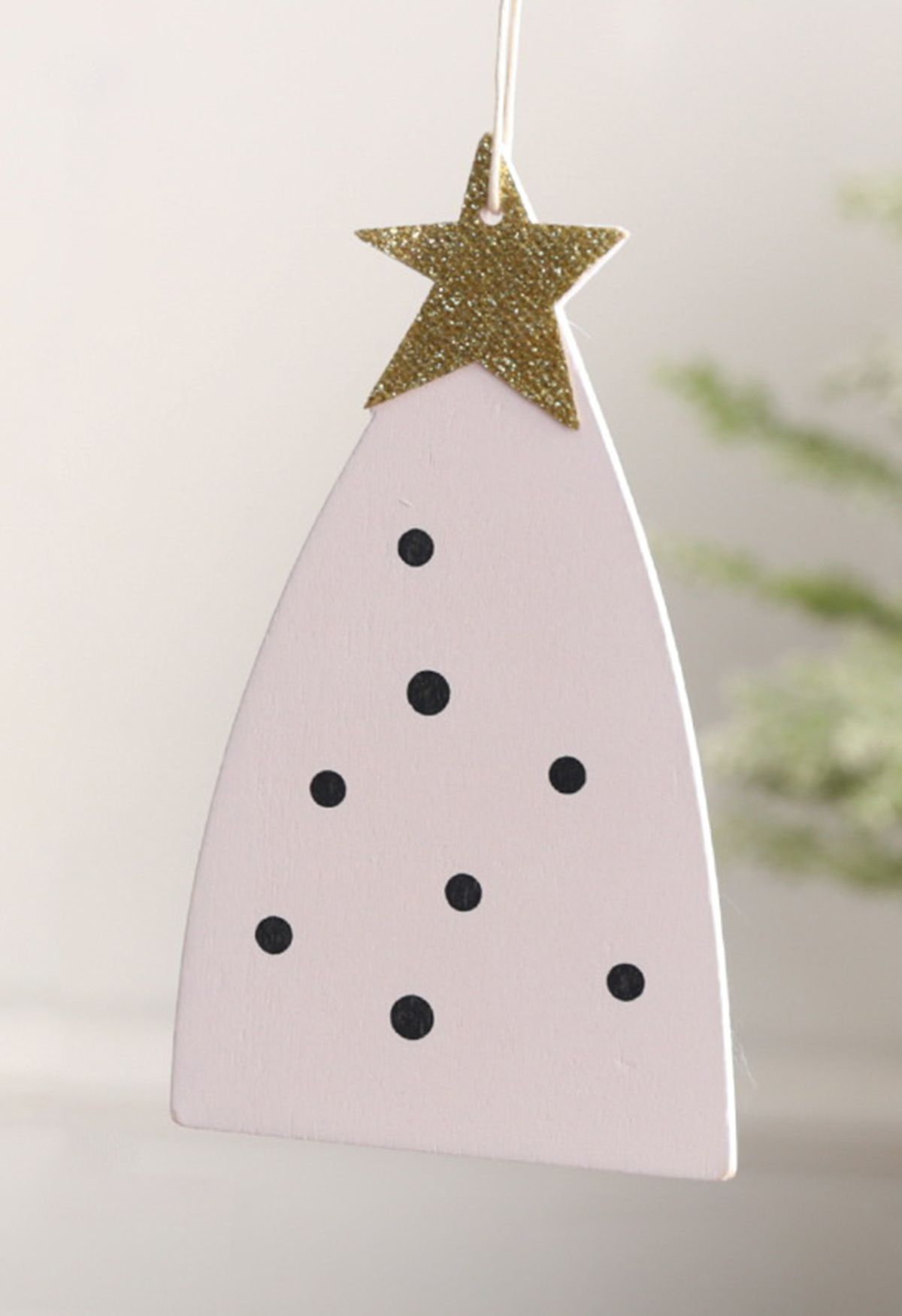Starry Dotted Christmas Tree Ornament