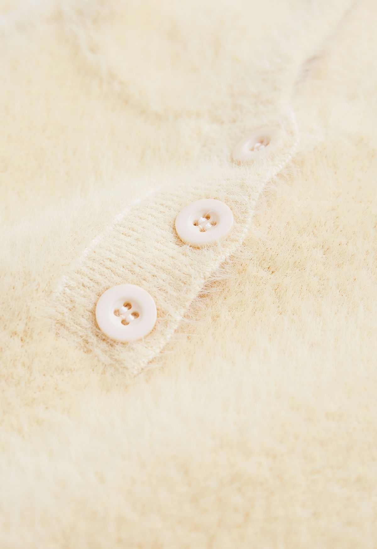 Lovely Bunny Fuzzy Knit Hooded Sweater in Cream For Kids