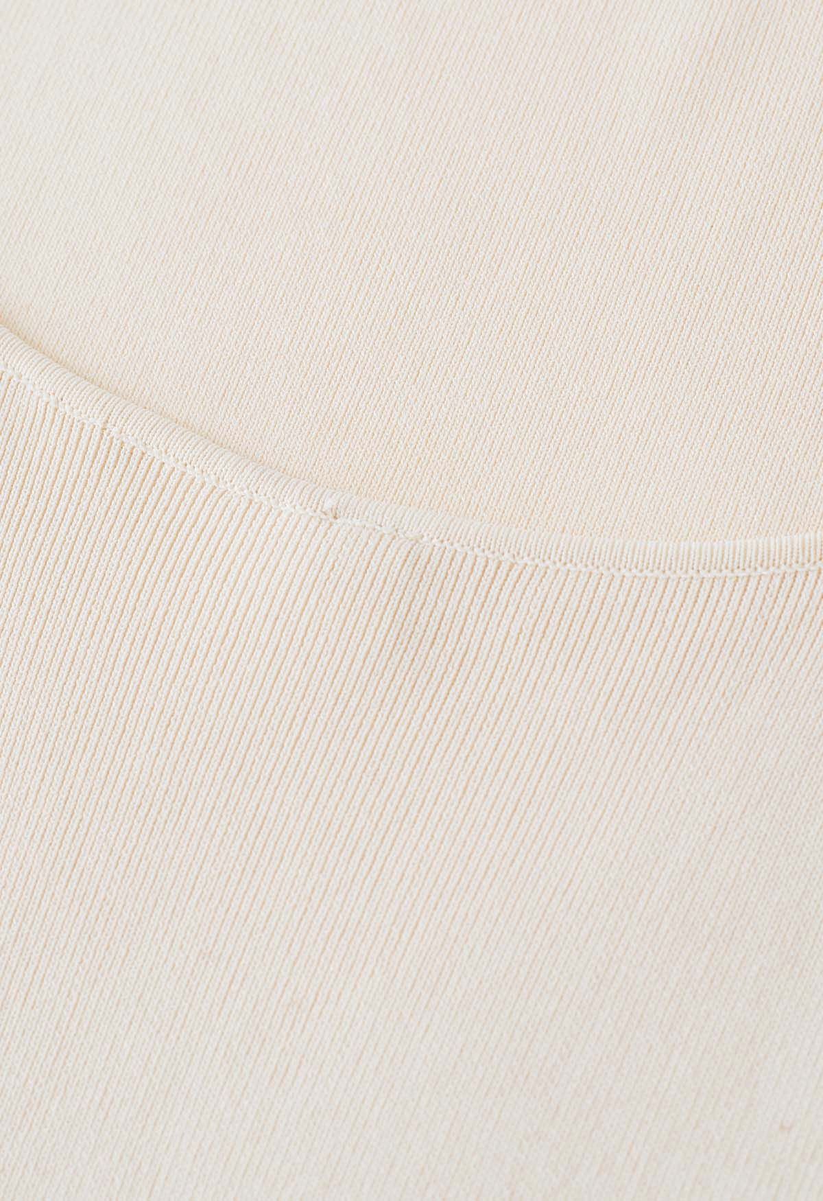 Ode to Simplicity Knit Cami Dress in Ivory