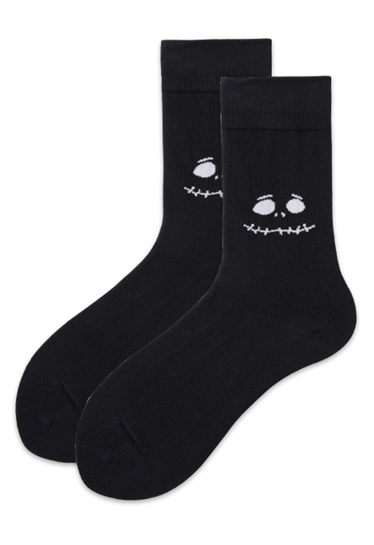 Little Devil Jacquard Crew Socks