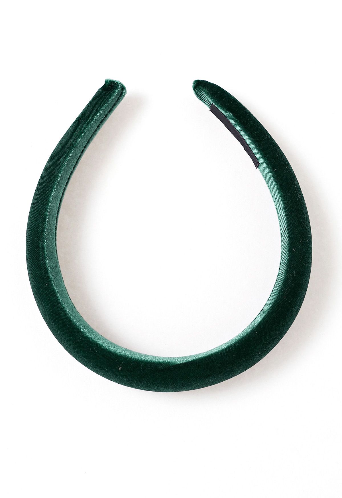 Sleeky Velvet Sponge Headband in Green