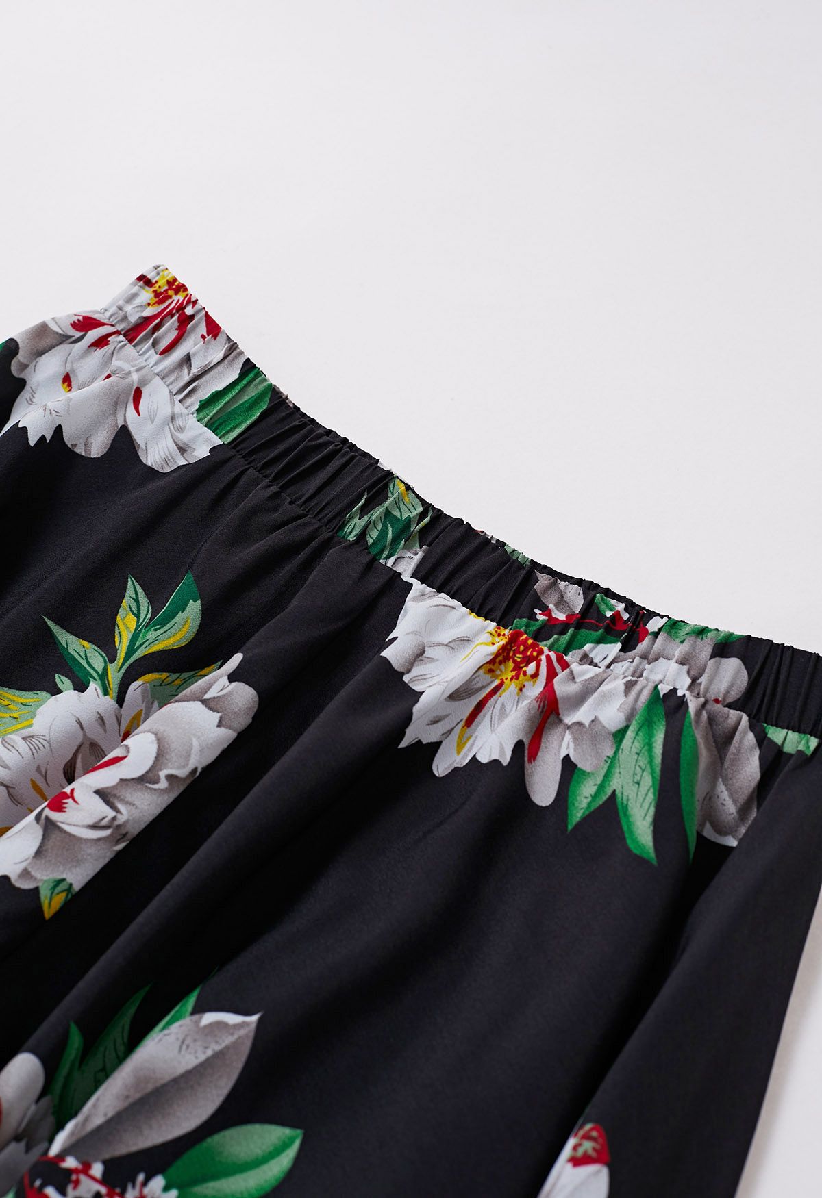 Blooming Peony Chiffon Maxi Skirt