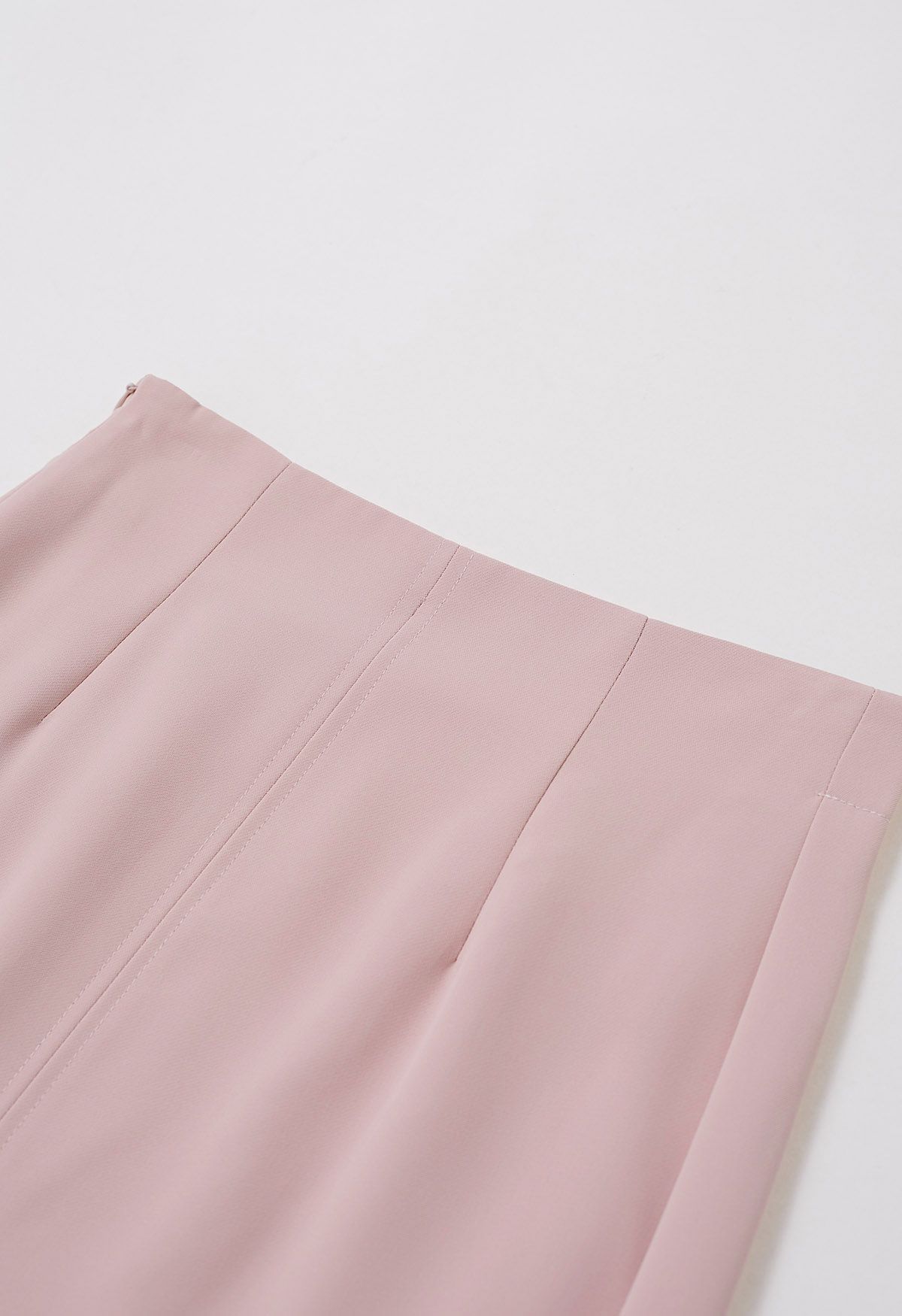 Solid Color Frilling Skirt in Pink