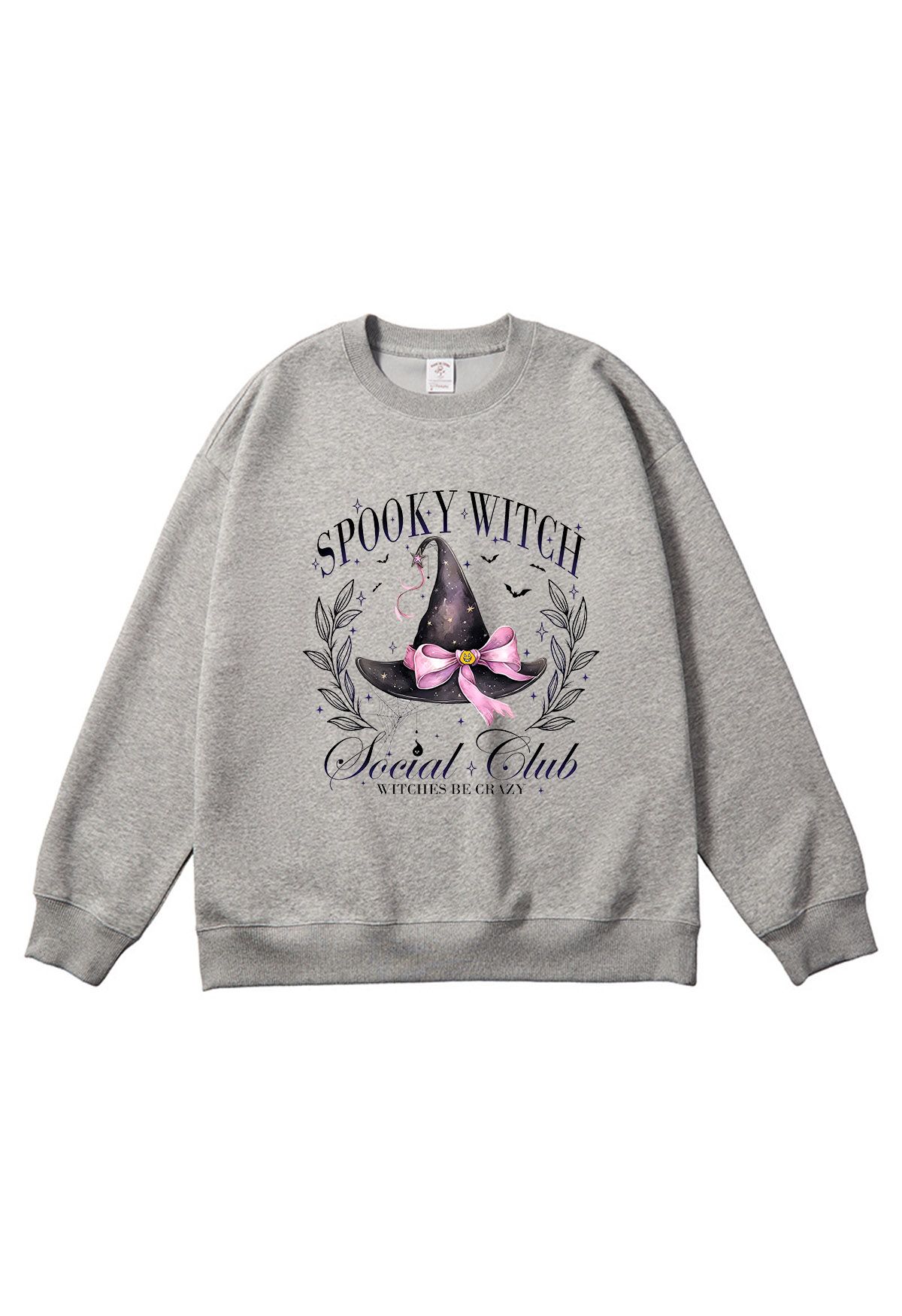 Spooky Witch Hat Pattern Sweatshirt