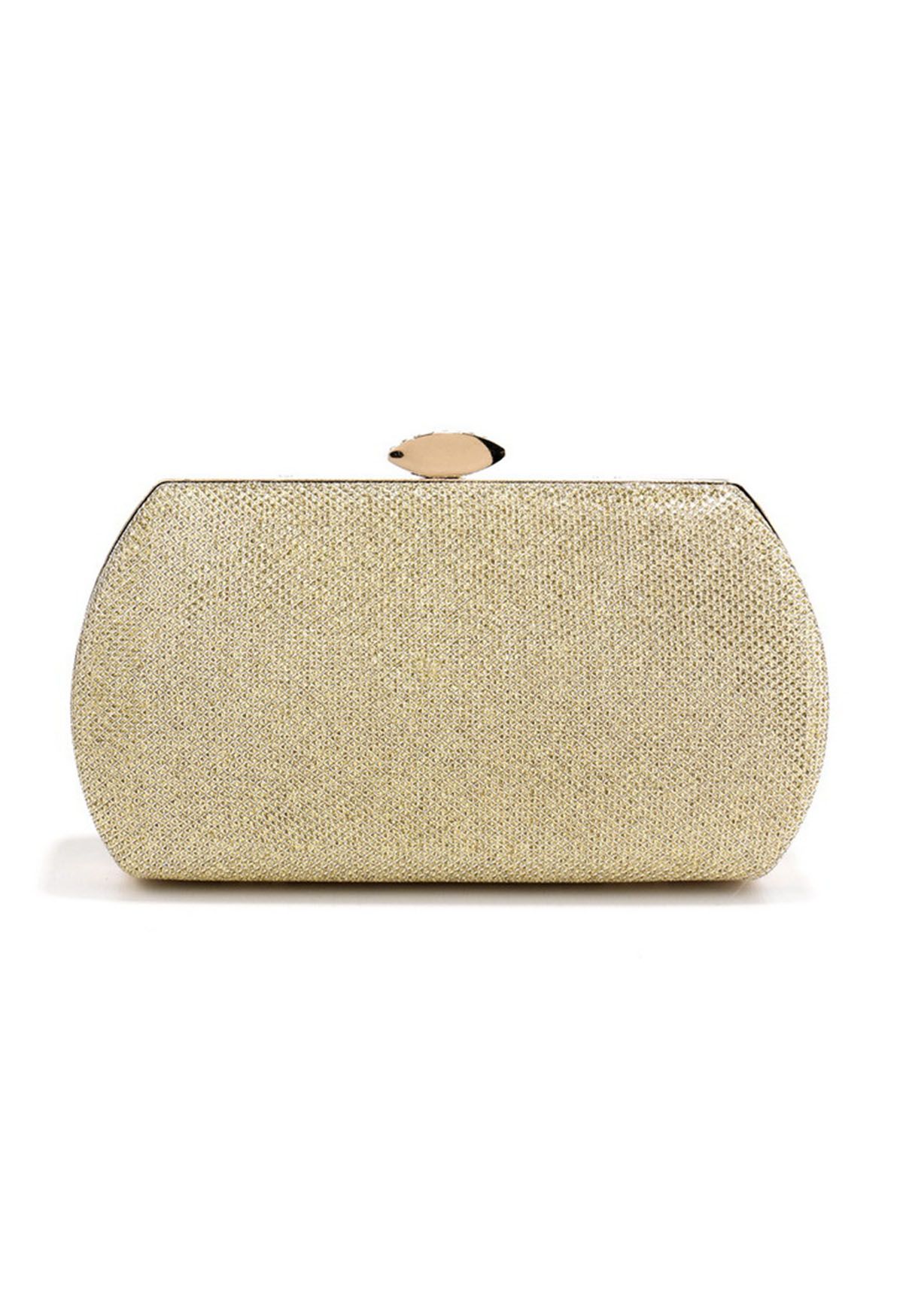 Shining Gift Knotted Clutch in Gold