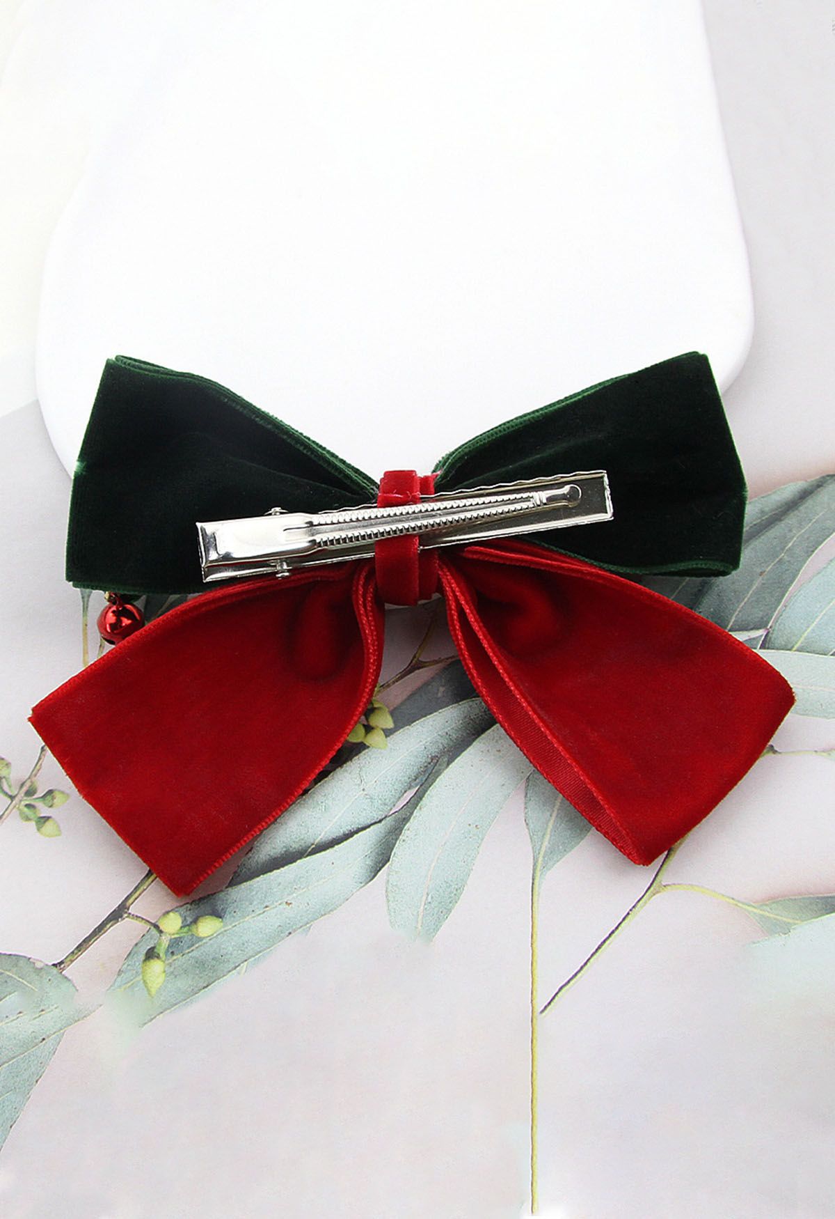 Holiday Vibes Contrast Bowknot Hair Clip