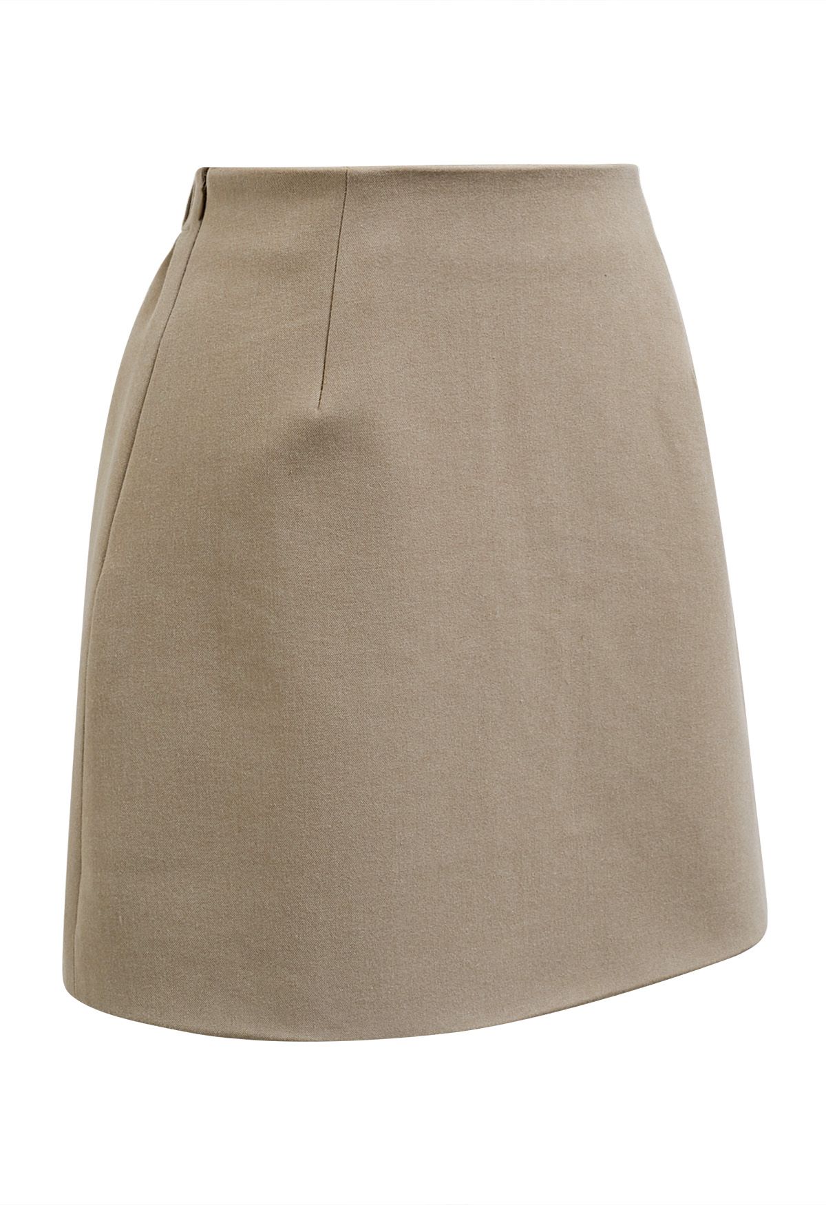 Timelessly Stylish Mini Bud Skirt in Sand