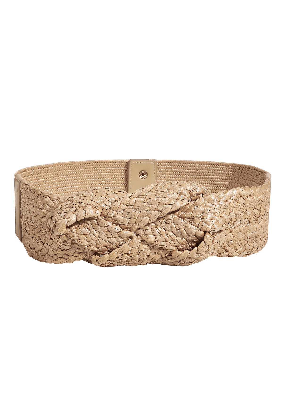 Boho Knot Woven Straw Belt