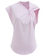 Sweetie Knot Sleeveless Top in Pink