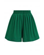 Chill Vibes Side Pockets Shorts in Green